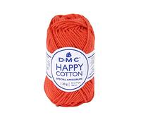 Pelote de 20Gr - coton spécial Amigurumi HAPPY COTTON - PPSC - Oeko Tex- Dmc(...) - 790 Rouge 790 Rouge G