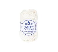 DMC - Happy Cotton - Spécial Amigurumi - 100% coton - Très doux et agréable à utiliser | Pelote de 20 g - 43 m | 49 coloris