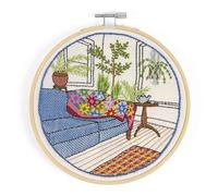 DMC - Jardin d'Hiver par Karin Fast Kit de Broderie Points Tissés Avancé