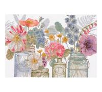 DMC - Kit Aquarelle fleurs en bocaux