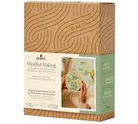 DMC Kit broderie Duo Mindful «Sous-Bois enchanté» - 2 motifs Ø12 cm, fil mouliné 7 couleurs, tambour inclus