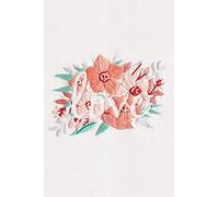 DMC - Kit Broderie Traditionnelle - Fleurs de l'amour niveau Intermédiaire | Contient la toile imprimée, l'aiguille et le fil nécessaire | Niveau avancé