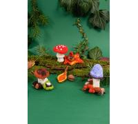 DMC - Kit de feutrage champignons niveau intermédiaire par Marie Dominique Procureur