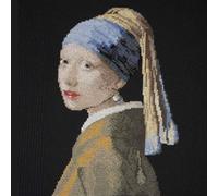 DMC - Kit point de croix | La Jeune Fille à la perle, Johannes Vermeer