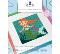 DMC - Kit tapisserie facile pour enfants Marina la Sirène