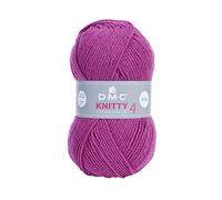 DMC - Knitty 4, fil synthétique de haute qualité | Moderne, léger et lavable en machine - Idéal pour la confection de vêtements, agréable à tricoter