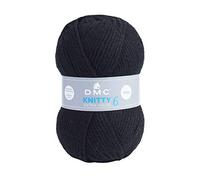 Fil à tricoter Knitty 6 - 100GR - DMC Just Knitting(...) - Noir (965 noir) Noir (965 noir)