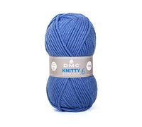 Fil à tricoter Knitty 6 - 100GR - DMC Just Knitting(...) - Bleu (667) Bleu (667)