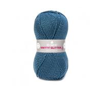 DMC - Knitty Glitter - Touche métallique l Idéal tous types de vêtements - Aiguilles à tricoter n°4 | 50 g - 148 m - 5 coloris disponibles