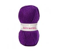 DMC - Knitty Glitter - Touche métallique l Idéal tous types de vêtements - Aiguilles à tricoter n°4 | 50 g - 148 m - 5 coloris disponibles