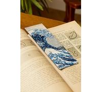 Kit Broderie Point De Croix Marque Page La Grande Vague