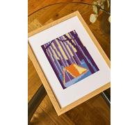 DMC - La tente dans la forêt par Pascaline Latasse, niveau facile, kit tapisserie