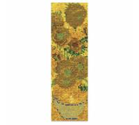 DMC - Les Tournesols de Van Gogh, The National Gallery Kit marque page au point de croix avancé | Belle idée cadeau