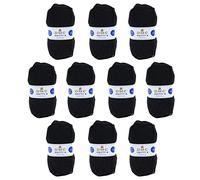 10 pelotes - 100% acrylique - Noir - 965 - 50g - 140m - DMC - Knitty 4 - Tricot