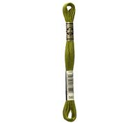 DMC Lot de 12 broderies en coton à 6 brins 8 m Vert mousse foncé -117-580