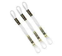 DMC - Lot De 3 échevettes DMC, Fil à broder Mouliné 117MC, 100% coton - S'adapte à toutes techniques et tous supports, idéal point de croix (BLANC)