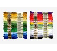 DMC Lot de 30 fils à broder 8 m, décoration de vacances