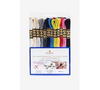 DMC – Assortiment de fils Mouliné Spécial 117MC – 100% coton Les indispensables – 24 échevettes 4 m