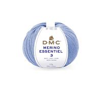 DMC - Merino Essentiel 3, 200 m | 50% Laine, 50% Acrylique - Idéal pour tous types de vêtements | 24 coloris
