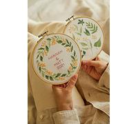 DMC - Mindful Making - Duo Kit point de croix - Feuillage délicat, 2 motifs | Niveau intermédiaire