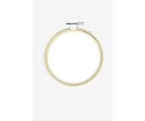 DMC - Mini-Tambour à Broder 10 CM - en Bois | Broderie Point de Croix ou Traditionnelle - Tend et Fixe la Toile | Peut Servir de Cadre