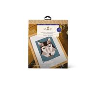 DMC - Motif géométrique loup par Quail Studio Kit tapisserie facile