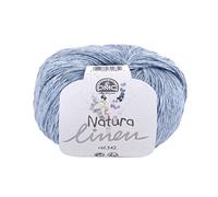DMC - Natura Linen - Pelote de fil à tricoter | Idéal pour les vêtements | 50 g - 150 m | 15 coloris