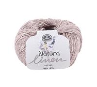 DMC - Natura Linen - Pelote de fil à tricoter | Idéal pour les vêtements | 50 g - 150 m | 15 coloris