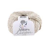 DMC - Natura Linen - Pelote de fil à tricoter | Idéal pour les vêtements | 50 g - 150 m | 15 coloris
