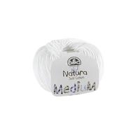 DMC - Natura Médium - Pelote de fil à tricoter et à crocheter | 100% coton - Idéal pour les vêtements | 50 g - 75 m | 27 coloris