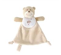 DMC Ours en peluche avec couverture brodée, marron