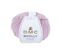 DMC Garn Pelote Woolly 100% Laine Mérinos 50 g Douce pour les peaux sensibles 042 Rose Clair