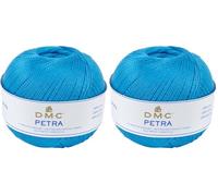 DMC Petra 331267 Fil de Coton pour Crochet Taille 5-53843 (Lot de 2)