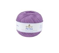 DMC - Pétra - Fil à tricoter et à crocheter | 100% coton - Idéal pour vêtements, layette et décoration