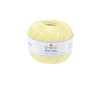 DMC Petra Pelote de Laine 100% Coton Jaune 5727 Taille 5
