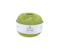 Fil DMC Petra, 100% coton, vert, Taille 8