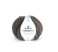 DMC Garn Pirouette effet multicolore chaud, doux et léger 200 g 500 m 10 coloris