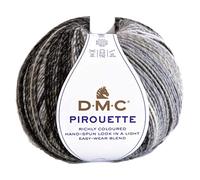 DMC Garn Pirouette multicolore — Chaud, doux et léger — 200 g, 500 m, 10 coloris