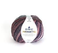 DMC Garn - Pirouette effet multicolor - Chaud, doux et léger - 200 g, 500 m, 10 coloris