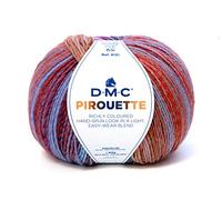 DMC Garn – Fil à tricoter Pirouette – Effet multicolor, chaud et doux – 200 g / 500 m – 10 coloris