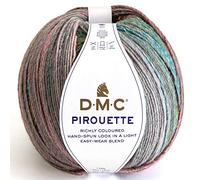 DMC - Pirouette, effet multicolor - Chaud, doux et léger | Idéal pour tous types de vêtements | 200 g, 500 m, 10 coloris