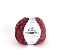 DMC Garn Fil à tricoter Pirouette – effet multicolor, chaud, doux, léger – 200 g, 500 m, 10 coloris