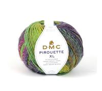 DMC Garn - Pelote de laine à tricoter PIROUETTE XL - 200gr - 1100 Multicolore