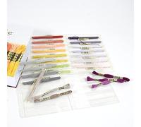 DMC - Pochette de Rangement perforée en Plastique, Accessoire de Rangement idéal pour Ranger Ses Fils à Broder