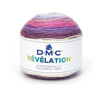 DMC - Révélation - Fil à tricoter multicolore léger, idéal pour des étoles et foulards tendances | 150 grammes - 520 m | Aiguilles et crochet n°4