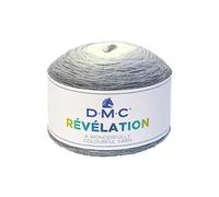 DMC - Révélation - Fil à tricoter multicolore léger, idéal pour des étoles et foulards tendances | 150 grammes - 520 m | Aiguilles et crochet n°4