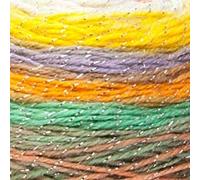DMC Fil à tricoter Révélation Glitter léger multicolore 150 g 520 m 502 Jaune