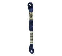 DMC Garn Fil à broder Mouliné Spécial 25 – Échevette 8 m, 6 brins – 3750 Bleu