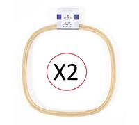 DMC U2106 lot de 2 tambours à broder 25 cm NEUF