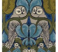 DMC Voysey The Owl Kit pour Devant de Coussin, Tissu Coton, Coloris Assortis